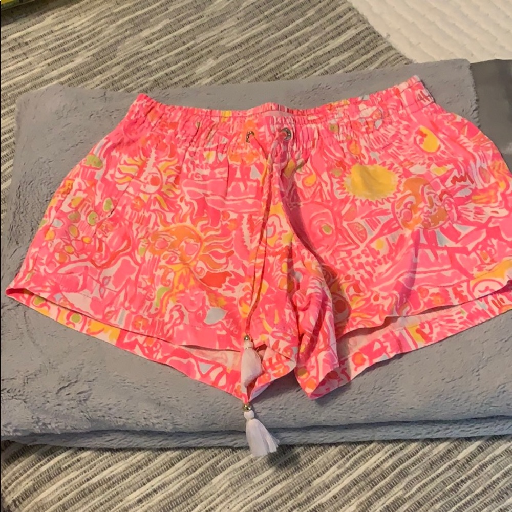 Lily Pulitzer tassel tie shorts